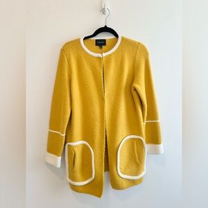 Anthropologie La Fee Verte Mustard Cardigan Sweater - Small